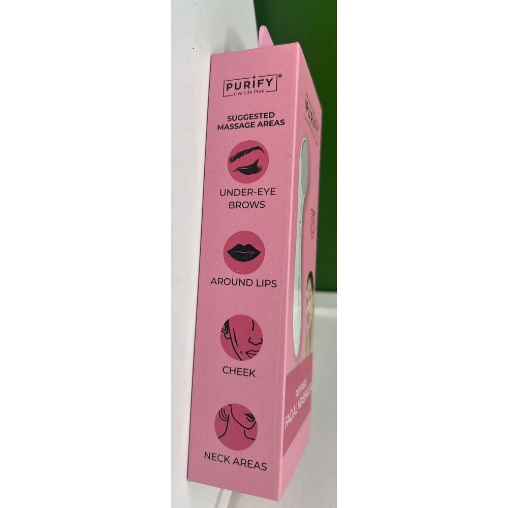 Purify Live Life Pure Portable Facial Massager White PY-POFMAS-100 Skin Tool